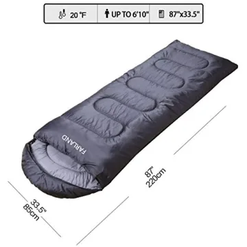 FARLAND Sleeping Bag 20℉ for Adults and Teens - Lightweight
