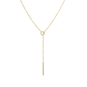 Benevolence LA 14k Gold Lariat Necklace - Elegant Candace Cameron Design