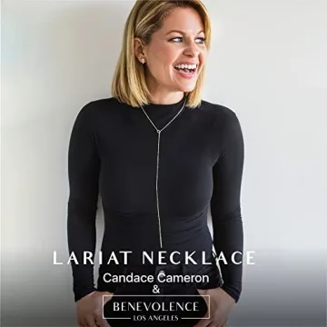 Candace Cameron 14k Gold Lariat Necklace for Women