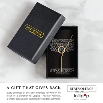 Candace Cameron 14k Gold Lariat Necklace for Women