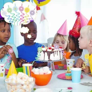 24 Pcs Plastic Flower Straws Groovy Daisy Flower Straws Reusable Straws Bulk Daisy Party Favors Flower Birthday Decorations for Summer Birthday Party, Multicolored (Lovely Color)