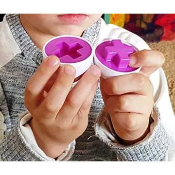 Skoolzy Shapes Matching Egg Toy Set for Toddlers