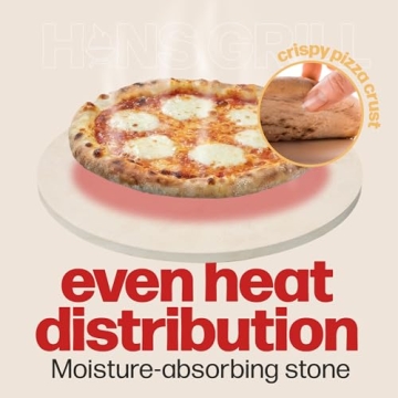 HANS GRILL PIZZA STONE | Unleash Your Inner Chef with Quality