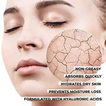 O NATURALS Organic Face Moisturizer Hemp Oil Day Face & Neck Anti-Aging Cream. Hyaluronic Acid Hydrating Relives Dry Skin. Boost Collagen, Prevent Signs of Aging Women & Men Skin Care 1.7oz