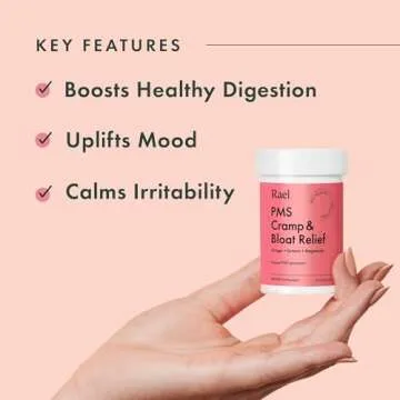 Rael PMS Supplement, Hormone Balance for Women, Relief from Menstrual Cramps, Period Bloating, Mood ...