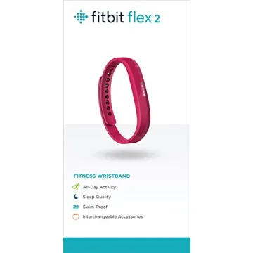 Fitbit Flex 2 Swim-Proof Fitness Tracker SmartTrack Notifications