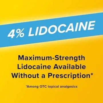 Aspercreme Lidocaine Foot Pain Relief Cream Soothes Aggravated Nerves & Moisturizes Dry Feet, Numbing Topical Analgesic With Max-Strength Lidocaine & Moisturizing Aloe, 4 Oz.