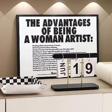 SUPTEC Reusable Perpetual Daily Flip Desk Calendar