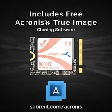 SABRENT Rocket Q4 2230 NVMe 4.0 2TB High Performance PCIe 4.0 M.2 2230 SSD Compatible with Steam Deck, ASUS ROG Ally, Mini PCs [SB-213Q-2TB]