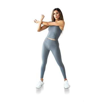 Kamo Fitness High Waisted Yoga Pants 25" Inseam Ellyn Leggings Butt Lifting Tie Dye Soft Workout Tig...