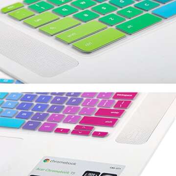 Vibrant Keyboard Cover Skin for Acer Chromebooks