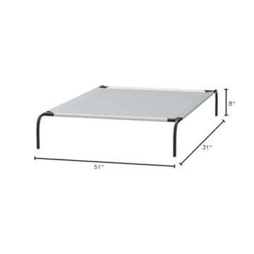 Amazon Basics Cooling Elevated Dog Bed Indoor Outdoor for Large Dogs