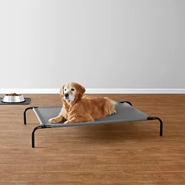 Amazon Basics Cooling Elevated Dog Bed Indoor Outdoor for Large Dogs