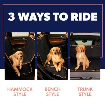 Active Pets Premium Dog Car Seat Cover - Waterproof & Versatile