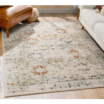 Stylish Well Woven Kellie Cream Vintage Area Rug