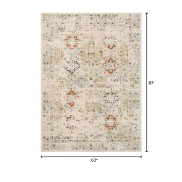 Stylish Well Woven Kellie Cream Vintage Area Rug