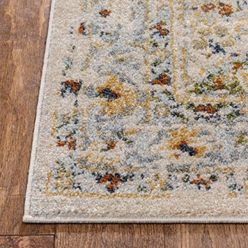 Stylish Well Woven Kellie Cream Vintage Area Rug