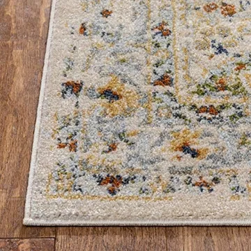 Stylish Well Woven Kellie Cream Vintage Area Rug