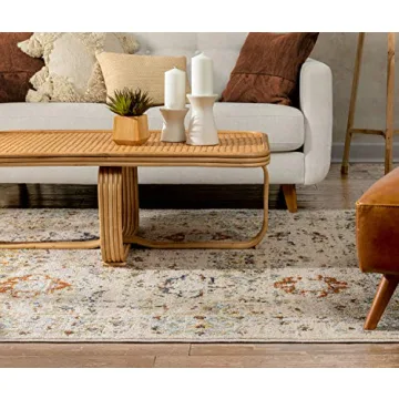 Stylish Well Woven Kellie Cream Vintage Area Rug