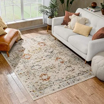 Stylish Well Woven Kellie Cream Vintage Area Rug
