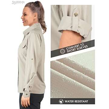 33,000ft Women's Quick Dry UPF 50 Outdoor Shirt