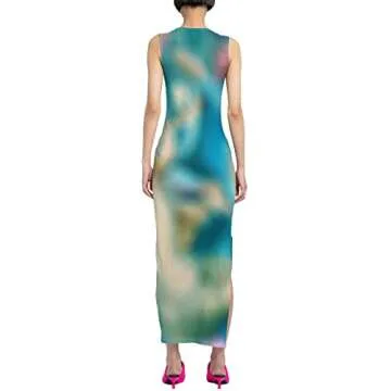 Trendy Casual Summer Long Maxi Bodycon Dress for Women