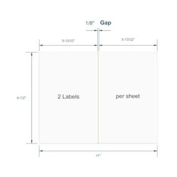 Pack of 1000 Premium Shipping Labels for Home & Business