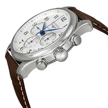 Longines Master Collection Chronograph Stainless Steel Mens Watch L26934783