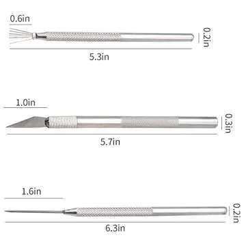 3Pcs Durable Clay Ceramic Needle Tools for Pottery
