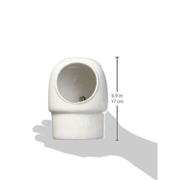 Prevue Pet Products BPV1242 24-Ounce Hooded Ceramic Bird Cups, Large, Colors Vary