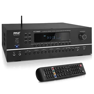 Pyle PT796BT 7.1-Channel Hi-Fi Bluetooth Amplifier – 2000W AV Home Theater Receiver with HDMI, USB...