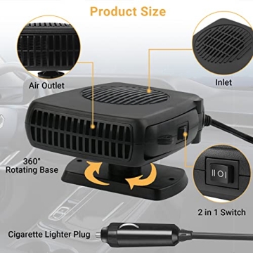 Portable Car Heater with Heating and Cooling Function