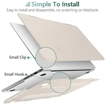 DONGKE MacBook Pro 16 Inch Case with Keyboard Cover Screen Protector