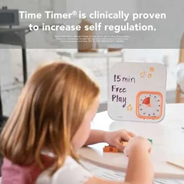 TIME TIMER MOD with Dry Erase Board — 60-Minute Visual Countdown Timer with Magnetic Whiteboard — for Notes, Chores, Classroom and Office Reminders, Visual Schedules, for Kids and Adults (Orange)