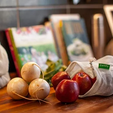 12+1 Reusable Produce Bags for Eco-Friendly Shopping