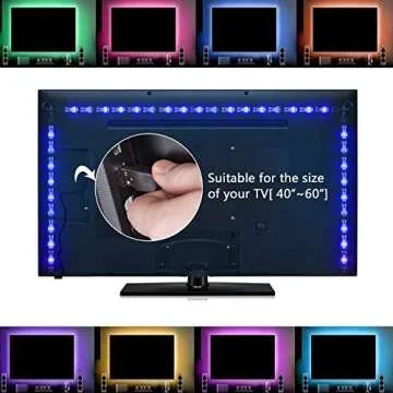 Vibrant SUNNEST TV Backlight Kit for Immersive Viewing