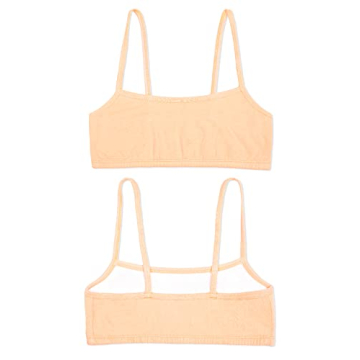 Fruit of the Loom Girls' Cotton Sport Bra for Comfort
