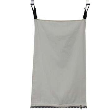 HDHYK Adjustable Space Saving Door Hanging Laundry Hamper Bag Dorm Laundry Bag,Wide Open Top Over The Door Laundry Hamper with Free Hanging Hooks