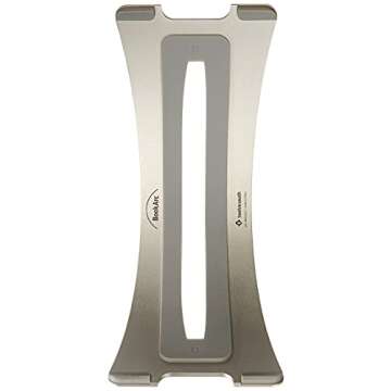 Twelve South BookArc for MacBook | Space-Saving Vertical Desktop Stand for Apple notebooks (Silver)