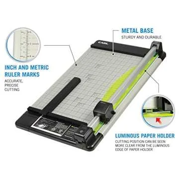 Heavy-Duty 18-Inch Paper Trimmer for Crafting