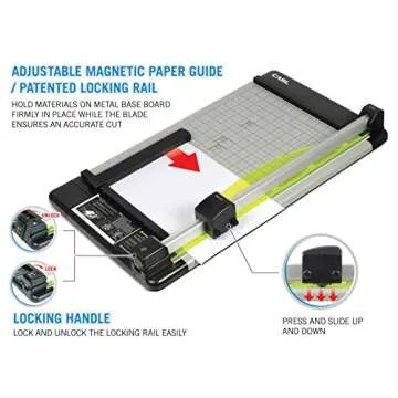 Heavy-Duty 18-Inch Paper Trimmer for Crafting
