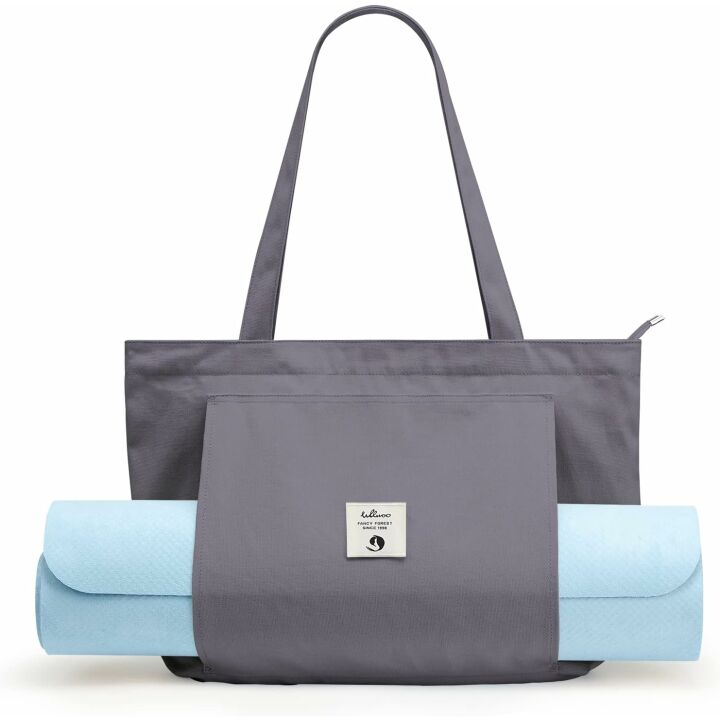 WLLWOO Yoga Bags for Women - Practical Canvas Tote