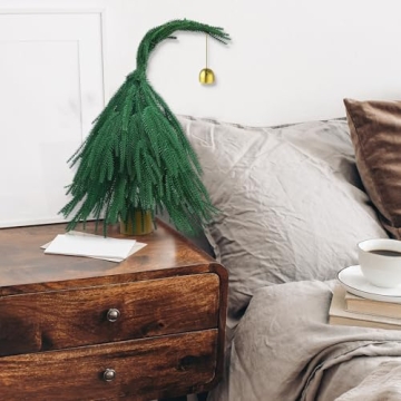 Civaner 18 Inch Norfolk Pine Mini Christmas Tree