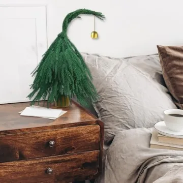 Civaner 18 Inch Norfolk Pine Mini Christmas Tree