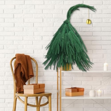 Civaner 18 Inch Norfolk Pine Mini Christmas Tree