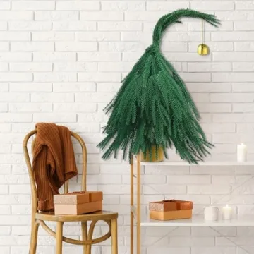 Civaner 18 Inch Norfolk Pine Mini Christmas Tree