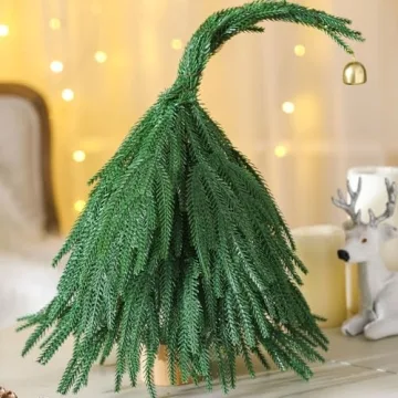 Civaner 18 Inch Norfolk Pine Mini Christmas Tree