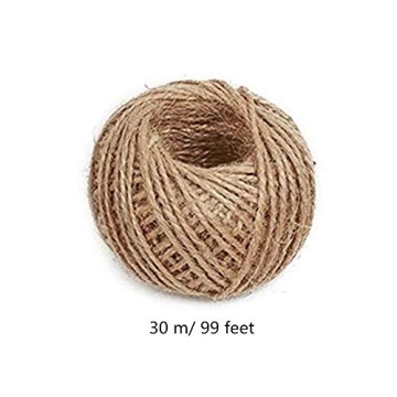 Kraft Gift Paper Tags - 150 pcs with Jute Twine