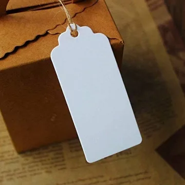 Kraft Gift Paper Tags - 150 pcs with Jute Twine