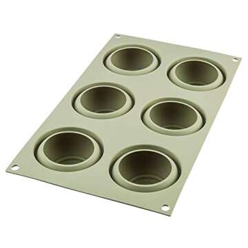 Silikomart Mini Girotondo – Flexible Silicone Mold for 3D Spiral Desserts